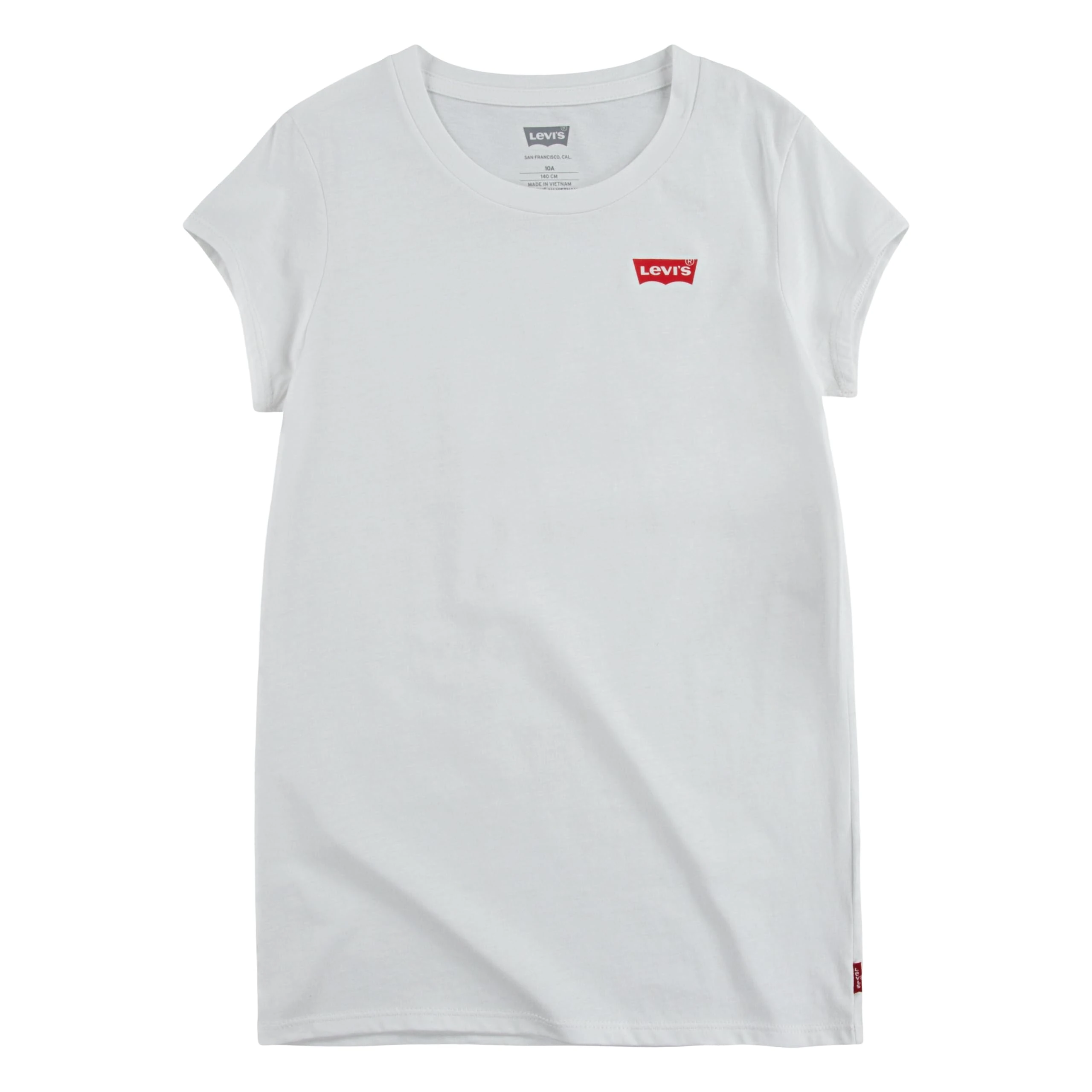 Levi's Kids ss Batwing Tee Girls, White, 3 Years