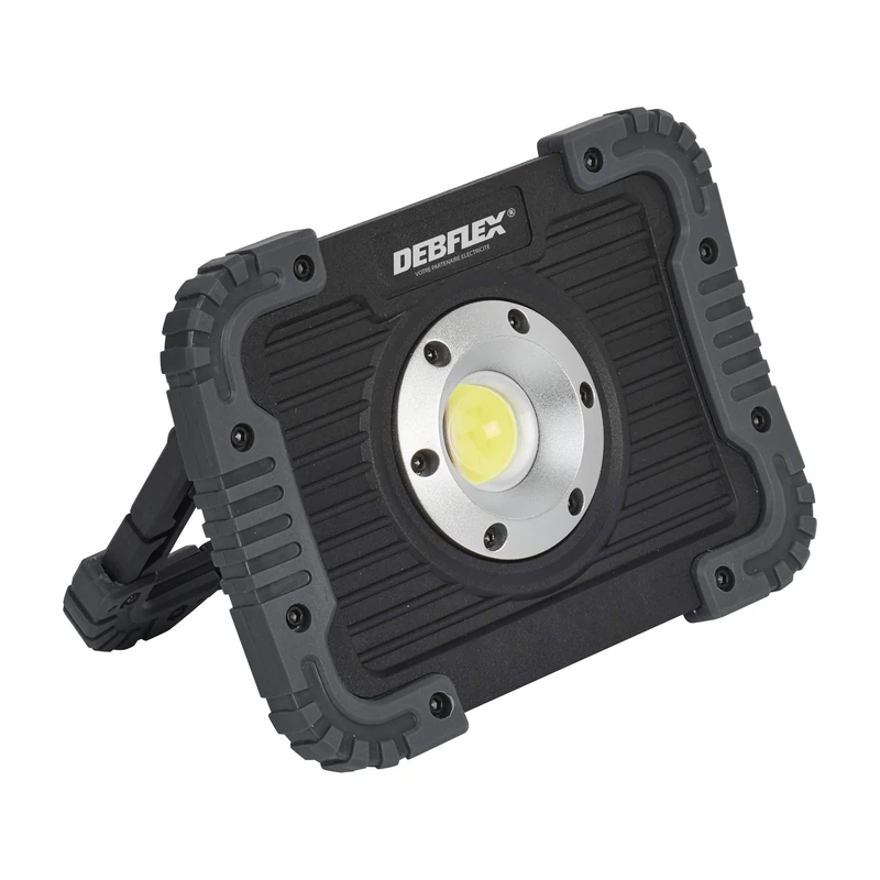 DEBFLEX 600492 LED Floodlight for Construction Sites-Simple Flux Battery 4000