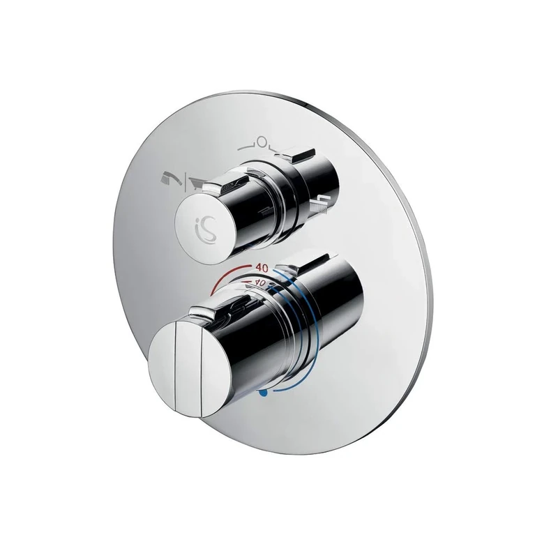 Ideal Standard A5879AA Concept Easybox Built-in Shower Mixer with Diverter - Round Faceplate, Chrome