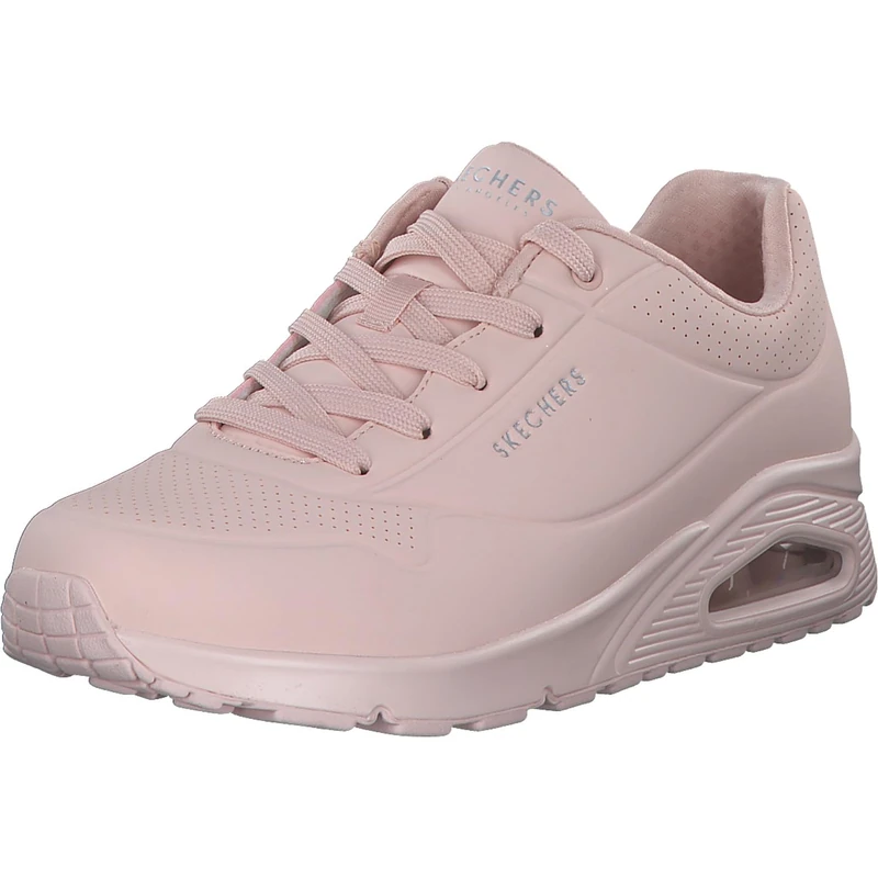 Skechers Women's Uno Frosty Kicks Sneaker,Lt.pink Durabuck/ Textile Trim,8 UK