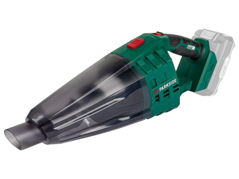 Parkside IAN-100377789 Cordless Handheld Vacuum Cleaner "PHSSA 20-Li A1", X 20 V Team Without Battery or Charger, Grey, 0.65 Liters, 65 Decibeles