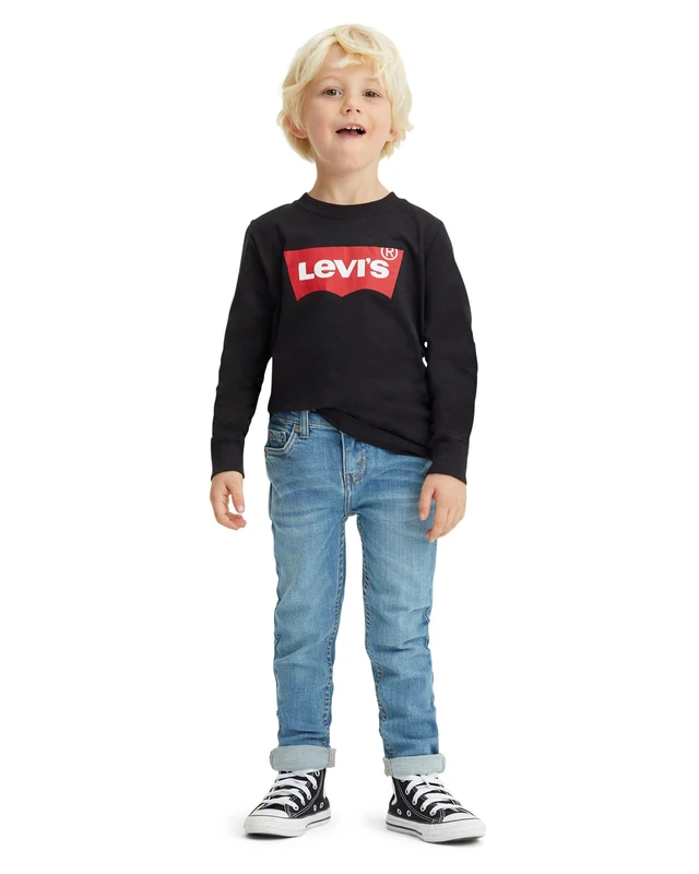 Levi's Kids Skinny Taper Jeans Boys, Blue, 2 Years