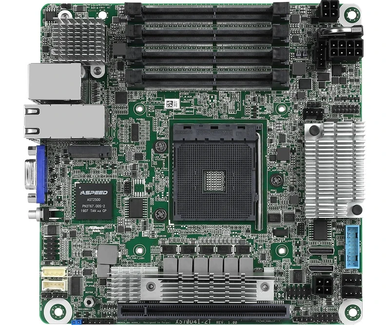 Asrock X570D4I-2T AMD X570 Slot AM4 Mini ITX Motherboard