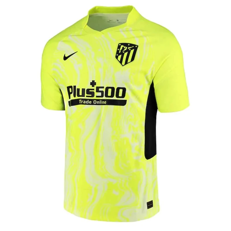 Nike ATM M Vapor MTCH Jsy Ss 3R T-Shirt - Volt/(Black) (Full Sponsor), X-Small