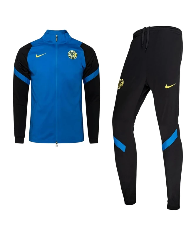 Nike INTER M Nk Dry STRK TRK Suit K Tracksuit - Blue Spark/Black/Blue Spark/(Tour Yellow) (No Sponsor-PLYR), XXX-Large