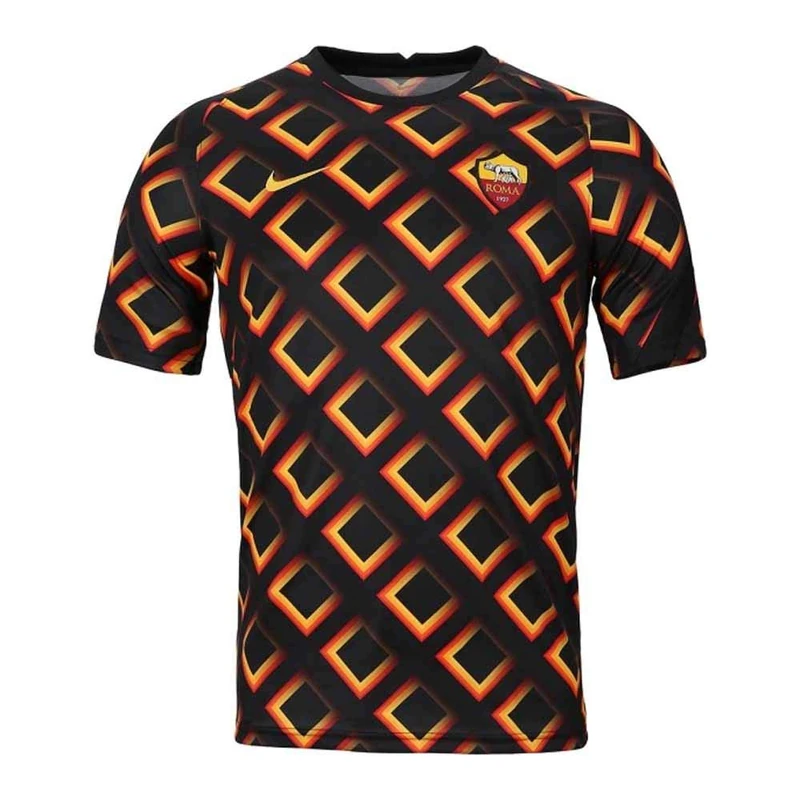 Nike Roma Nk Brt Top SS PM T-Shirt - Black/University Gold/(University Gold) (No Sponsor-PLYR), M
