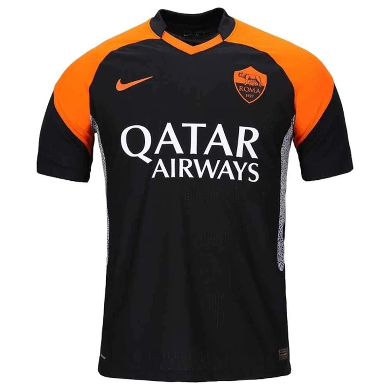 Nike Roma M Vapor MTCH Jsy Ss 3R T-Shirt - Black/Safety Orange/(Safety Orange) (Full Sponsor), XX-Large