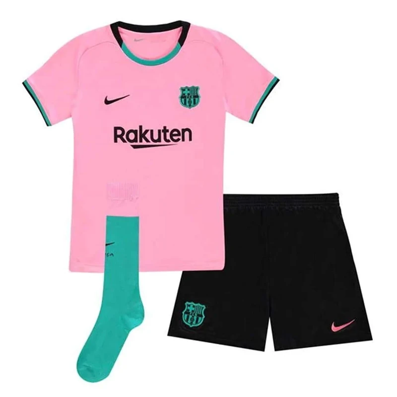 Nike Fcb LK NK Brt Kit 3R Football Set - Pink Beam/(Black) (Full Sponsor), Large