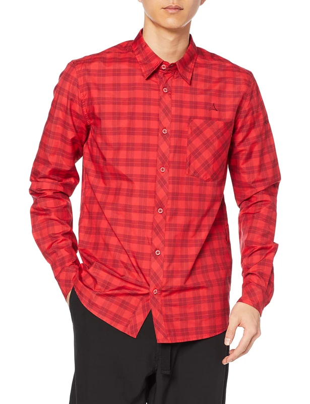 Schöffel Colfosco Shirt Men's Shirt - Barbados Cherry, 60