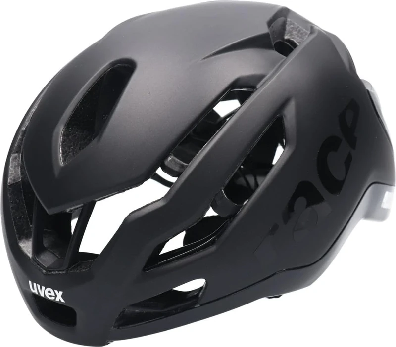 uvex Race 9 - Extremely Lightweight Performance Bike Helmet for Men & Women - Aerodynamic Ventilation - Optimized Ventilation - all Black Matt - 57-60 cm