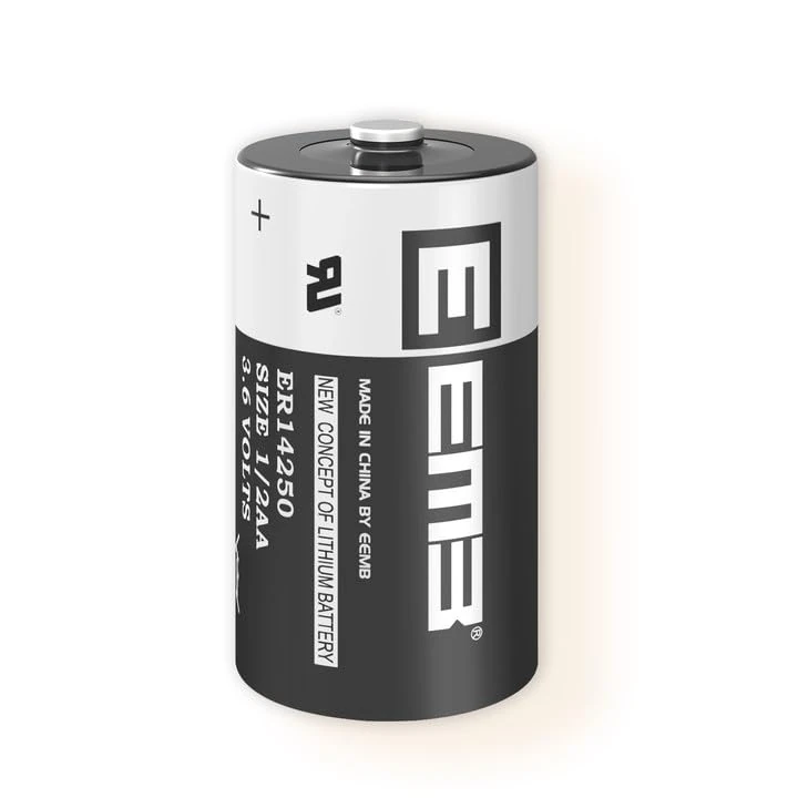 EEMB ER14250 1/2AA 3.6V 1200mAh Lithium Battery Li-SOCL₂ Non-Rechargeable XL-050F SB-AA02 LS14250 TL-5902 TL-2150 for Dogwatch Dog Collar and Some of Movement Monitor/Home Security System/Alarm System