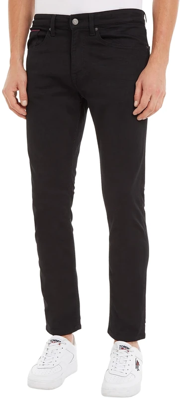 Tommy Hilfiger Men's Austin Slim Tapered Nbks Dm0dm09559 Jeans, Black (New Black Stretch), 28W / 34L