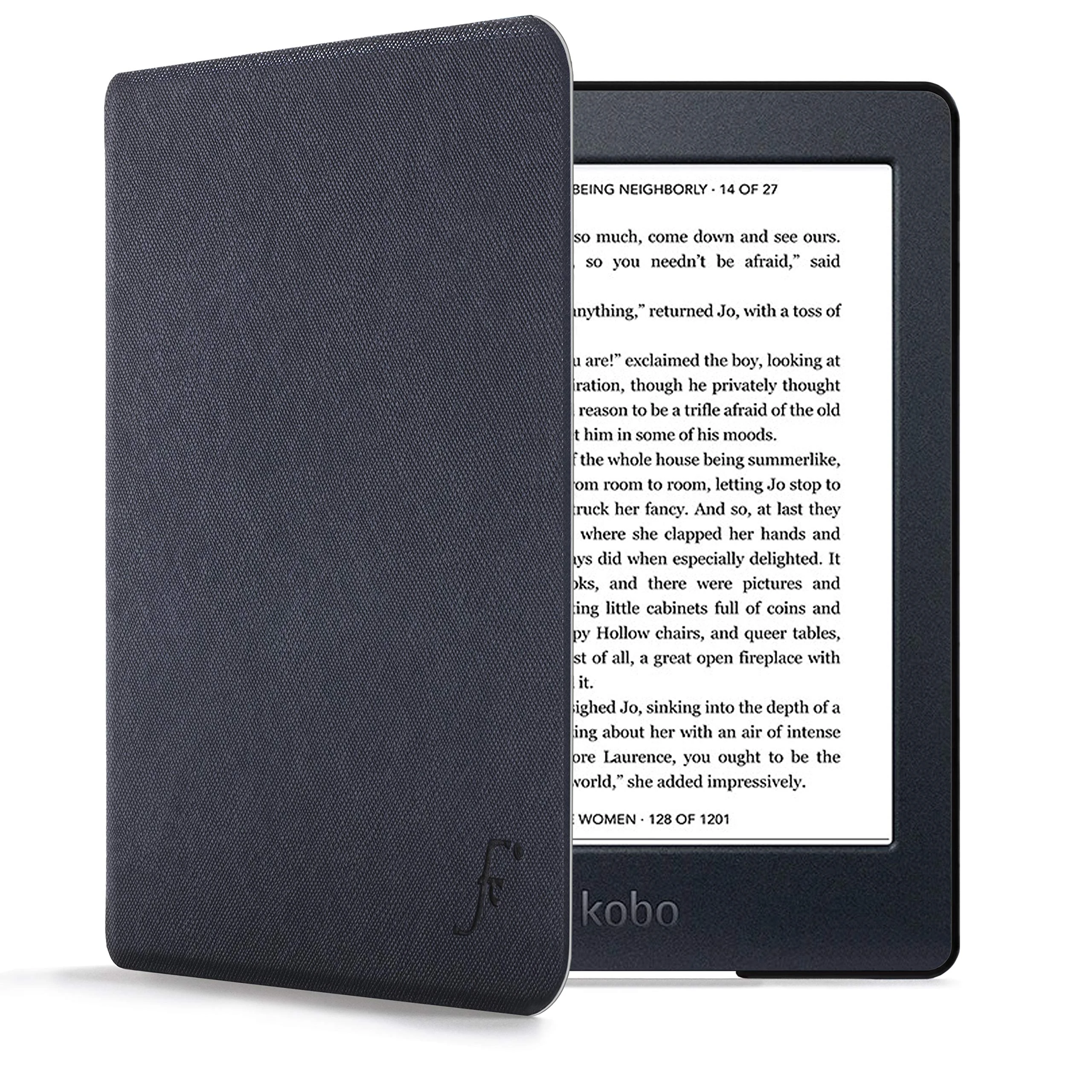 Forefront Cases Case for Kobo Nia (Model: 2020) - Slim, Lightweight & Protective Cover for Kobo Libra Nia with Smart Auto Sleep-Wake Function - Navy Blue