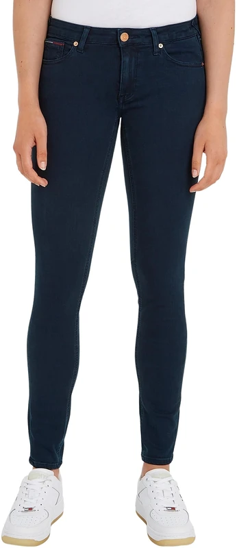 Tommy Jeans Women's Sophie Lr Skny Avdbs Denim Pants, Avenue Dark Blue Stretch, 31W / 32L