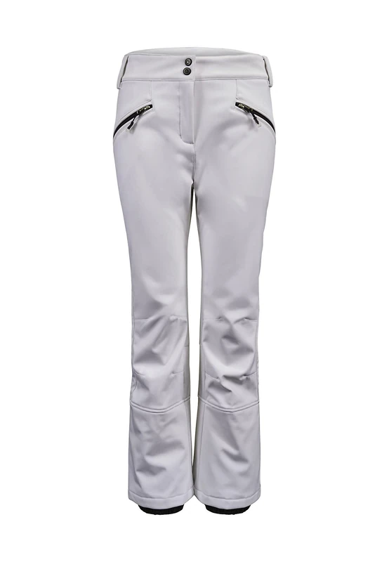 Killtec Women's Thônes Wmn Ski Sftshll Pnts Softshell Trousers with Snow Guard, White, EU 36