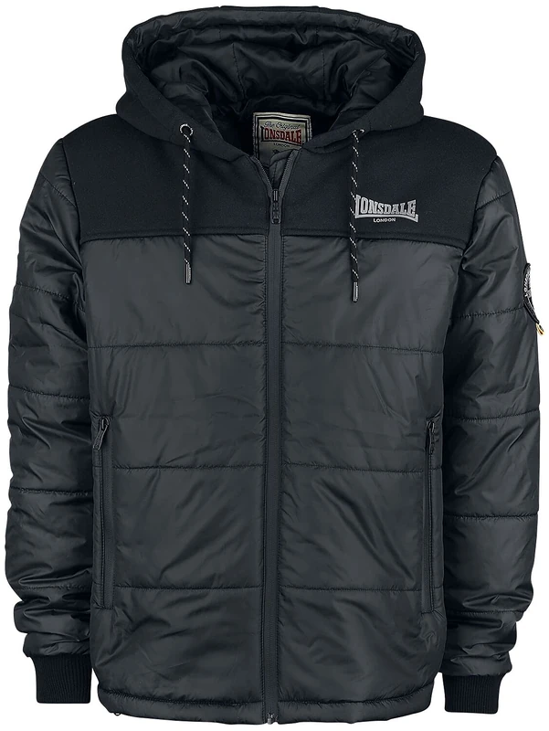 Lonsdale Men's BOTALLACK Jackets, Black, XXL - Image 1