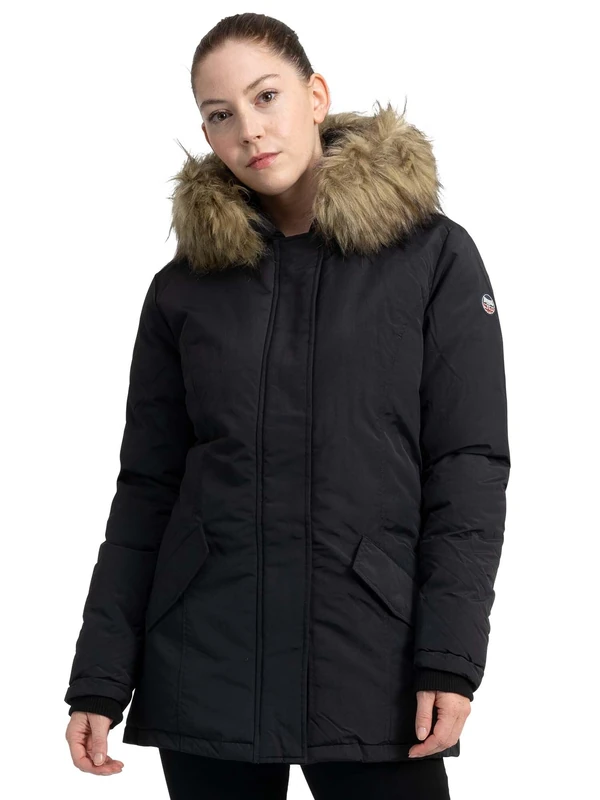 Lonsdale Womens Kimmeridge Jackets, Black, XS