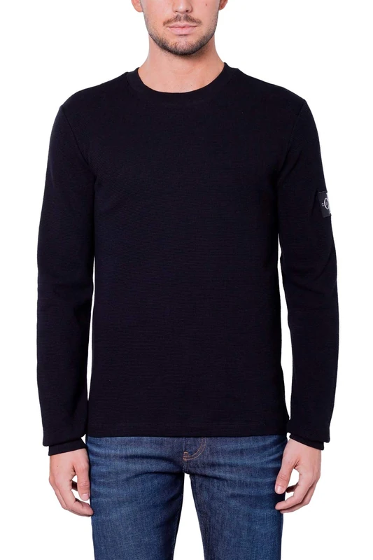 Monogram Badge Waffle LS TEE