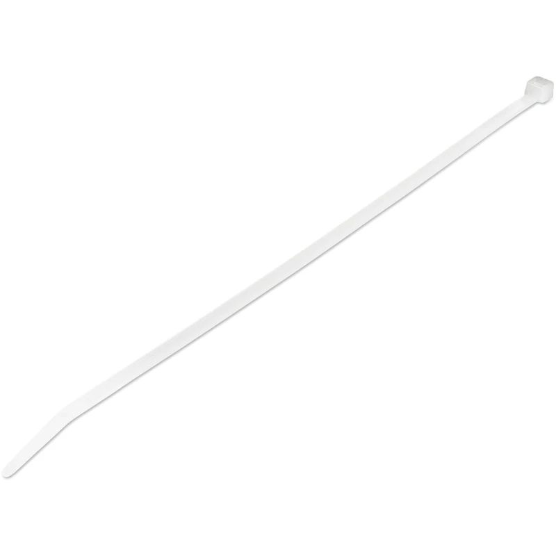 StarTech.com 10"(25cm) Cable Ties - 1/8"(4mm) wide, 2-5/8"(68mm) Bundle Diameter, 50lb(22kg) Tensile Strength, Nylon Self Locking Zip Ties w/Curved Tip, 94V-2/UL Listed, 1000 Pack - - Image 1