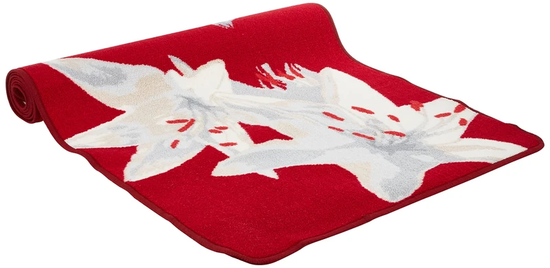 Vallila Lilian Rug 80x230 cm Redwhite, red|White, 80x230