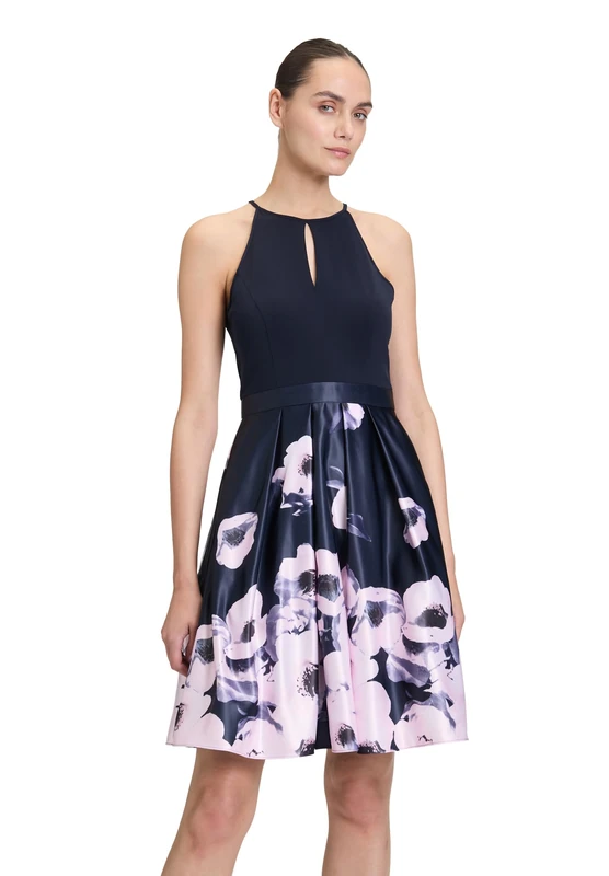 Vera Mont Women's Cocktail Dress, Dark Blue-rosé, 18 - Image 1