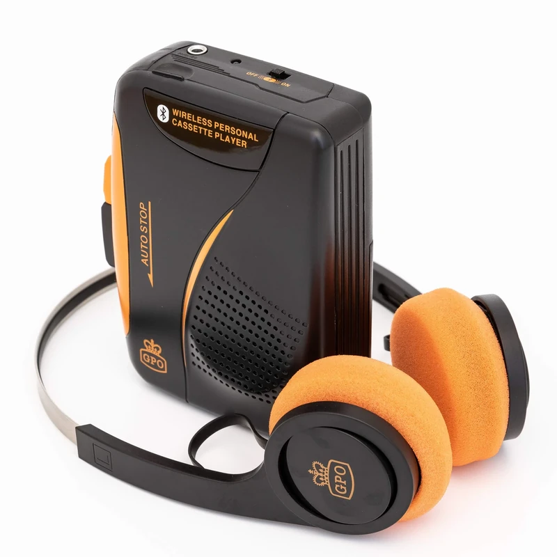 GPO Personal Cassette Player with Bluetooth - wireless Headphones included - Image 1