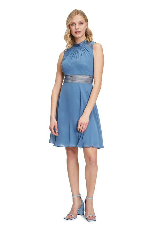 Vera Mont VM Women's 0131/4825 Cocktail Dress, Hushed Blue, 40