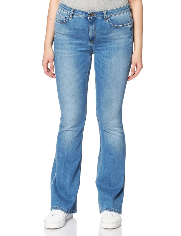 Pinko Women's Flora 14 Jeans, F57_Blue-Sapphire Star, 6