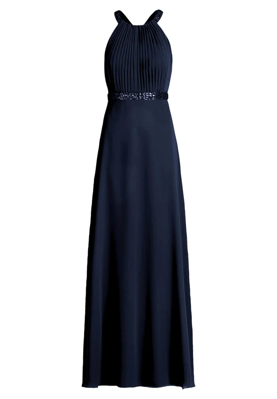 Vera Mont Women's Backless Evening Dress, Night Sky, 8