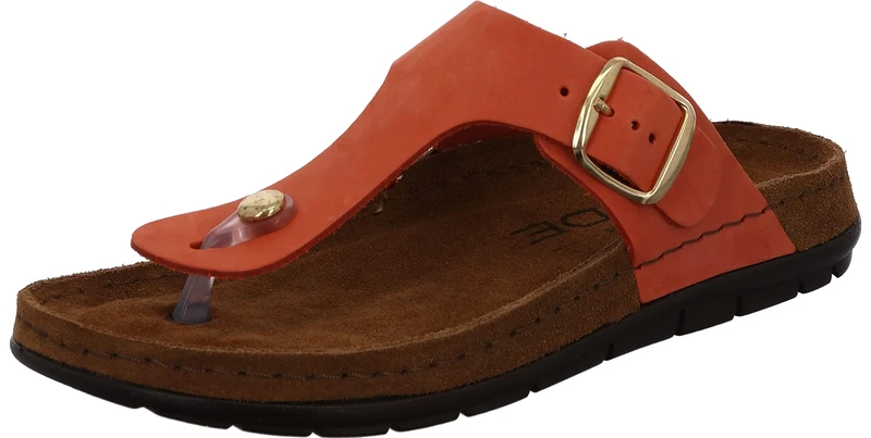 Rohde Women's Rodigo Mules, red, 7.5 UK