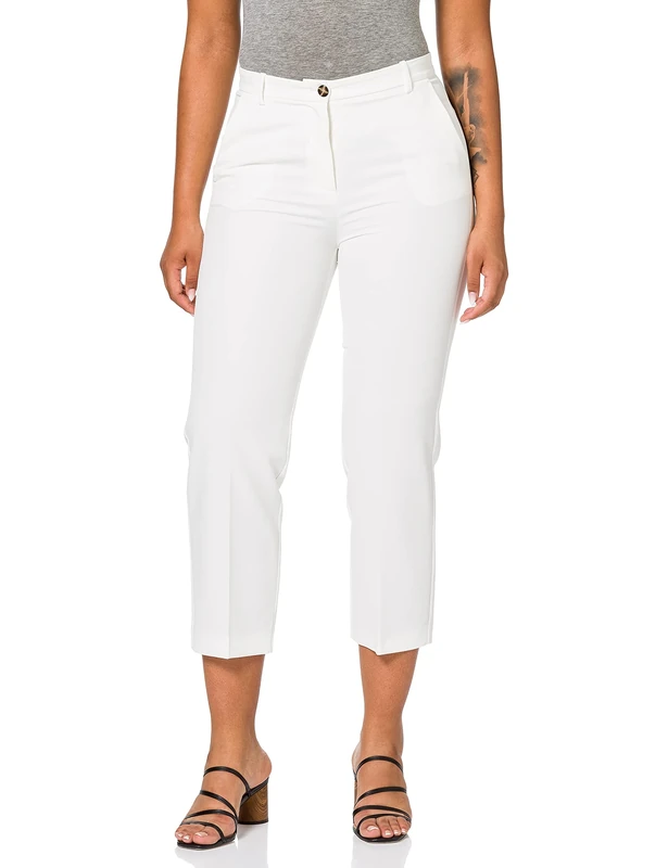 Pinko Women's Orange 3 Pants, Z14_White + White, 8