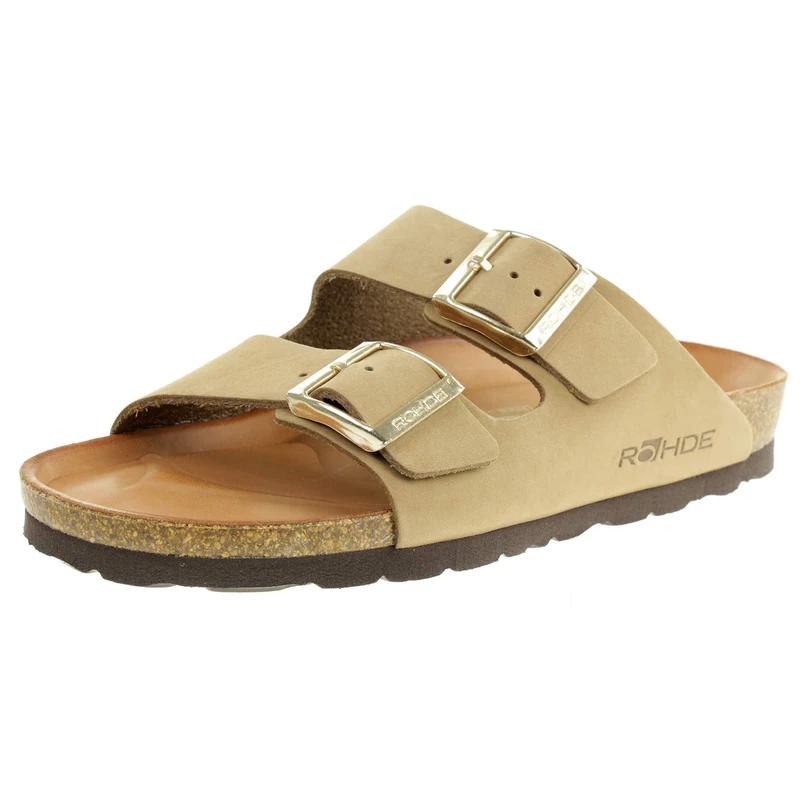 Rohde Women's Alba Mules, 14 Natural, 4 UK