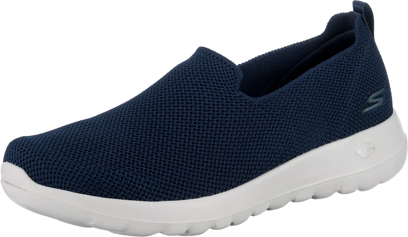 Skechers Womens Walking Sneaker, Navy/White, 11 US