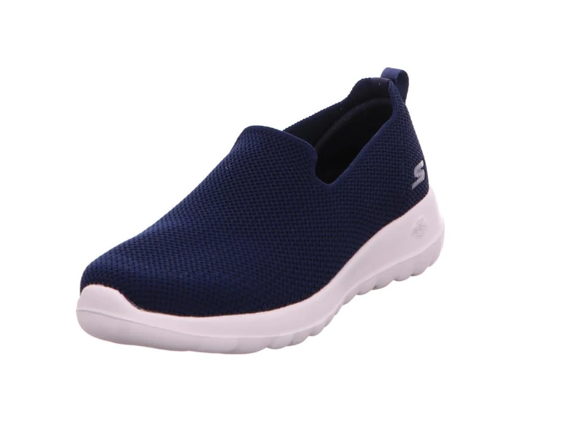 Skechers Womens Walking Sneaker, Navy/White, 8 US