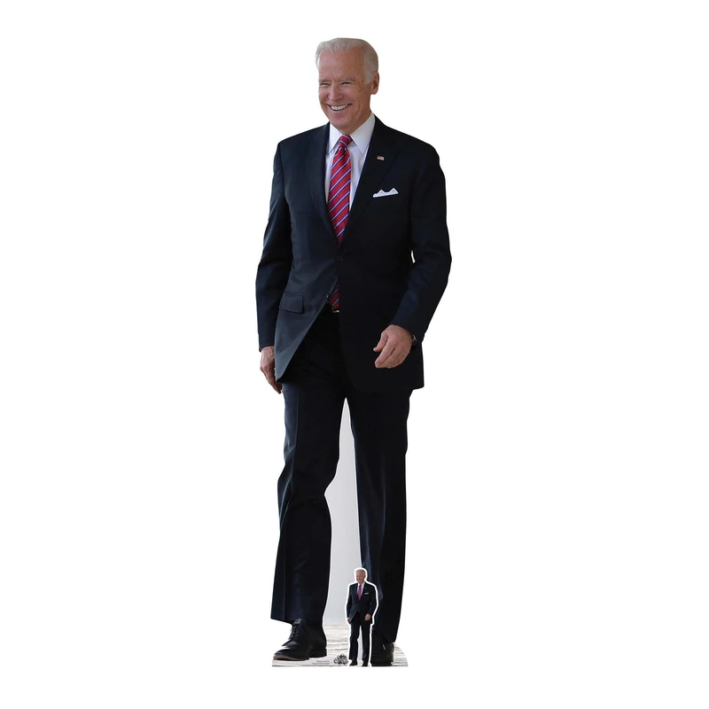 Star Cutouts CS835 Joe Biden Lifesize Cardboard Cutout with Mini – Political Event Display, Party Decoration & Collector Gift