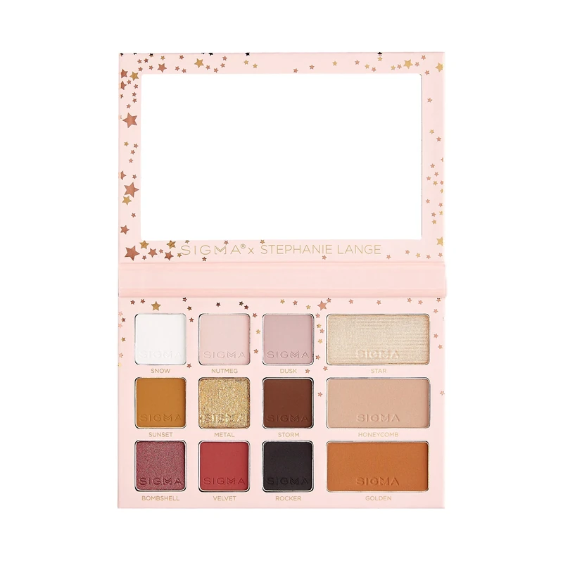 Sigma Beauty The Essentials Palette - Highlighter, Contour & Eyeshadow Palette - Universally Flattering, Neutral-to-Glam Eyeshadow Shades in Matte & Shimmer Finishes + 2 Contour Shades & 1 Highlighter
