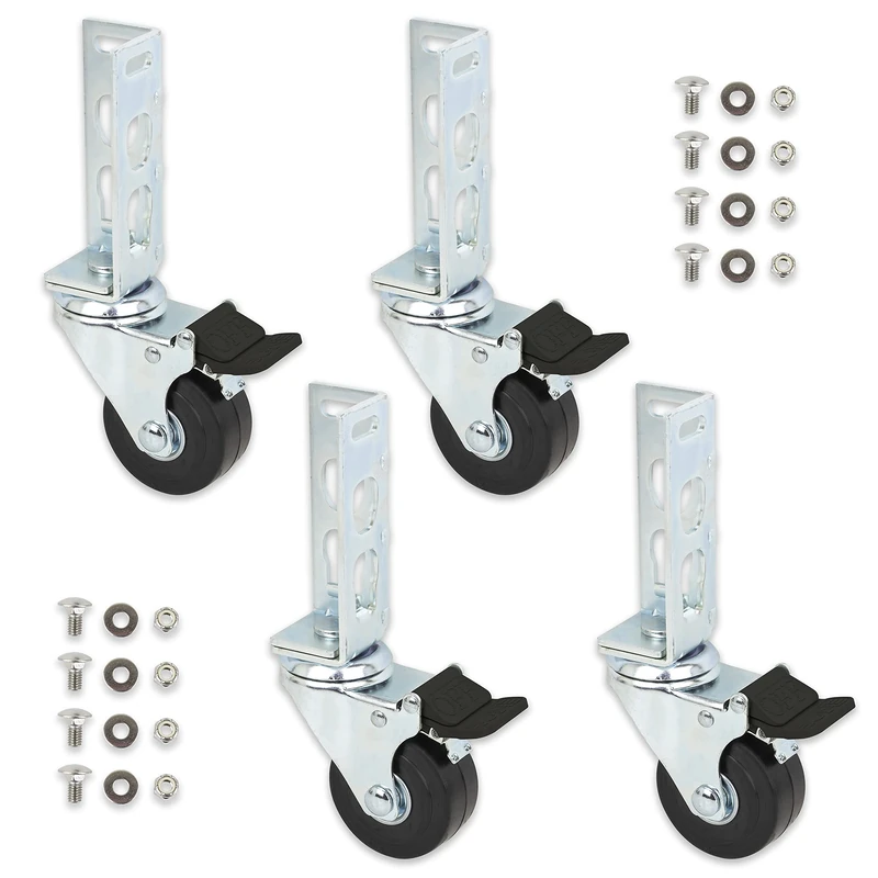 Tool Guy Republic 3-Inch Caster Wheels for Storage Racks