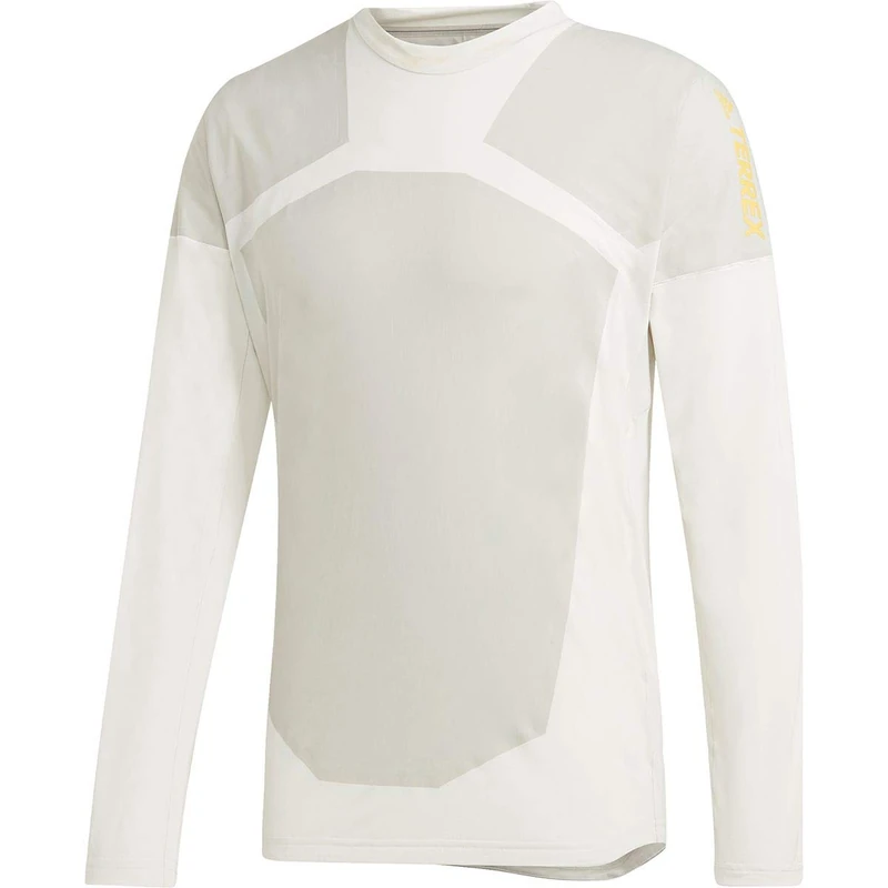 adidas Zupahike LS Long-Sleeved T-Shirt, Men, Grimet/Griorb, 2XL