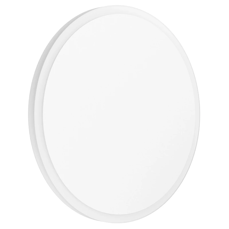 EGLO Mongodio 1 LED Ceiling Light, 1-Bulb Wall Light, Ceiling Light Made of Steel and Plastic in White, Living Room Lamp, Warm White, Diameter 25 cm