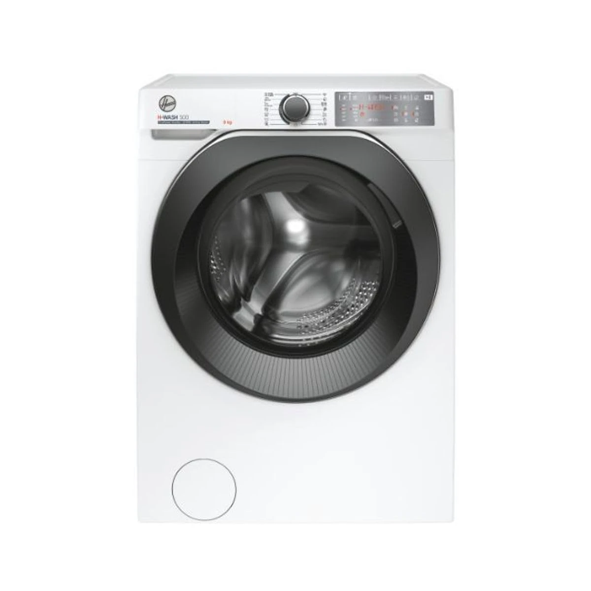 Hoover HWDB69AMBC 9KG 1600RPM A+++ WiFI & Bluetooth Washing Machine - White with Black Door