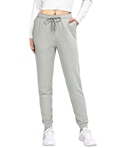 Promover Women's Activewear Trousers Yoga Trousers with Pockets Straight Wide Leg Pants Stretch Work Tracksuit Bottoms Gym Joggers Causal Lounge Tummy Control Pants Petite/Regular/Tall