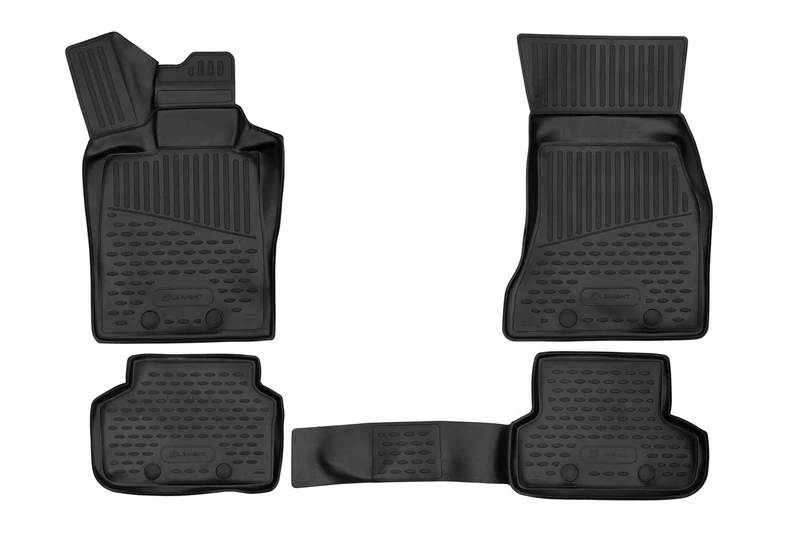 Element 3D Rubber Mats Tailor-Made Floor Mats BMW 7 Series Series G11 2015 Onwards Saloon Car Set of 4