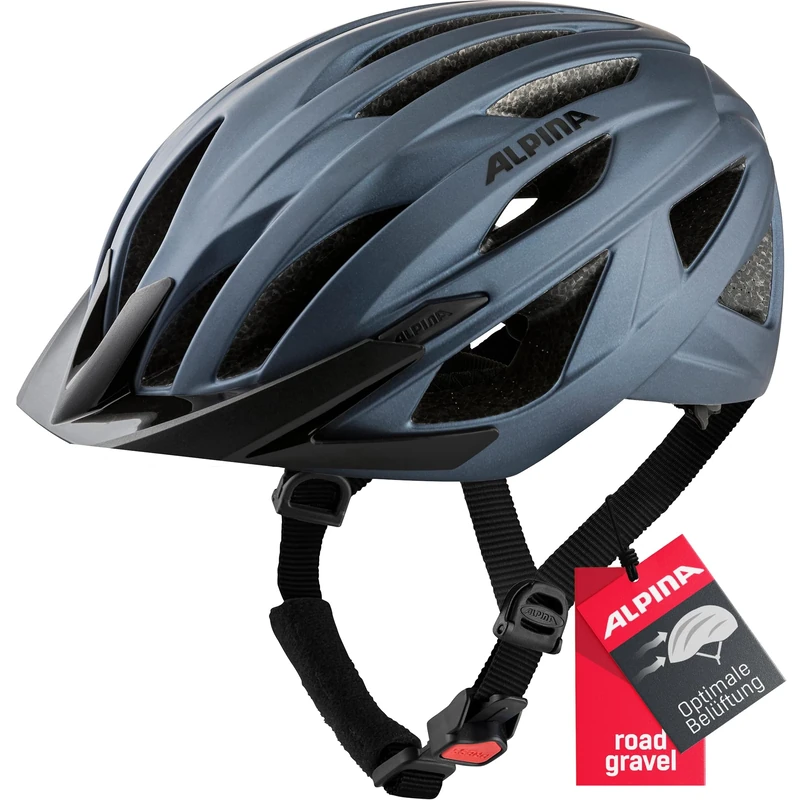 ALPINA Unisex - Adult, PARANA cycling helmet, indigo matt, 55-59 cm