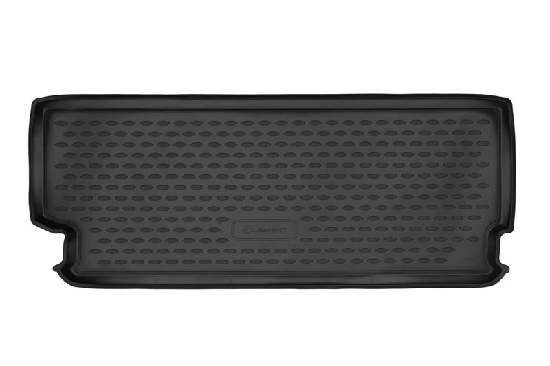 Element EXP.ELEMENT0232713 Tailored Fit Rubber Boot Liner Protector Mat forTESLA Model X, 2015->, Cross, top, 1 pc, Black, Passform