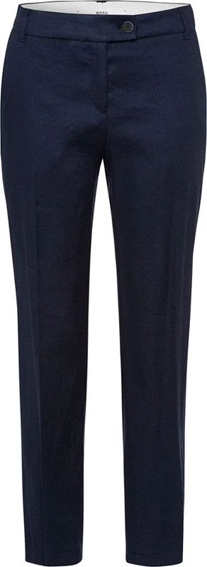 BRAX Women's Style Maron Linen Trousers Pants, Indigo, 34W / 32L