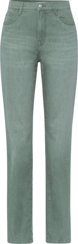 BRAX Women's Style Carola Blue Planet: Sustainable Five Pocket Jeans, Used Mint Green, 25W / 34L