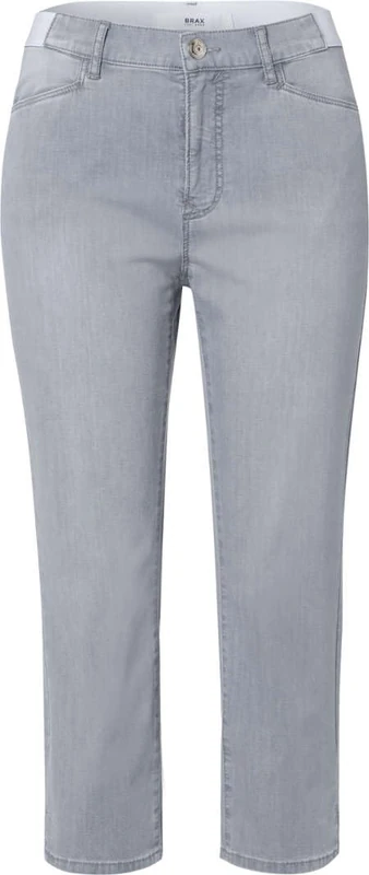 BRAX Women's Style Mary Capri Pants, Used Summer Grey, 32W x 34L