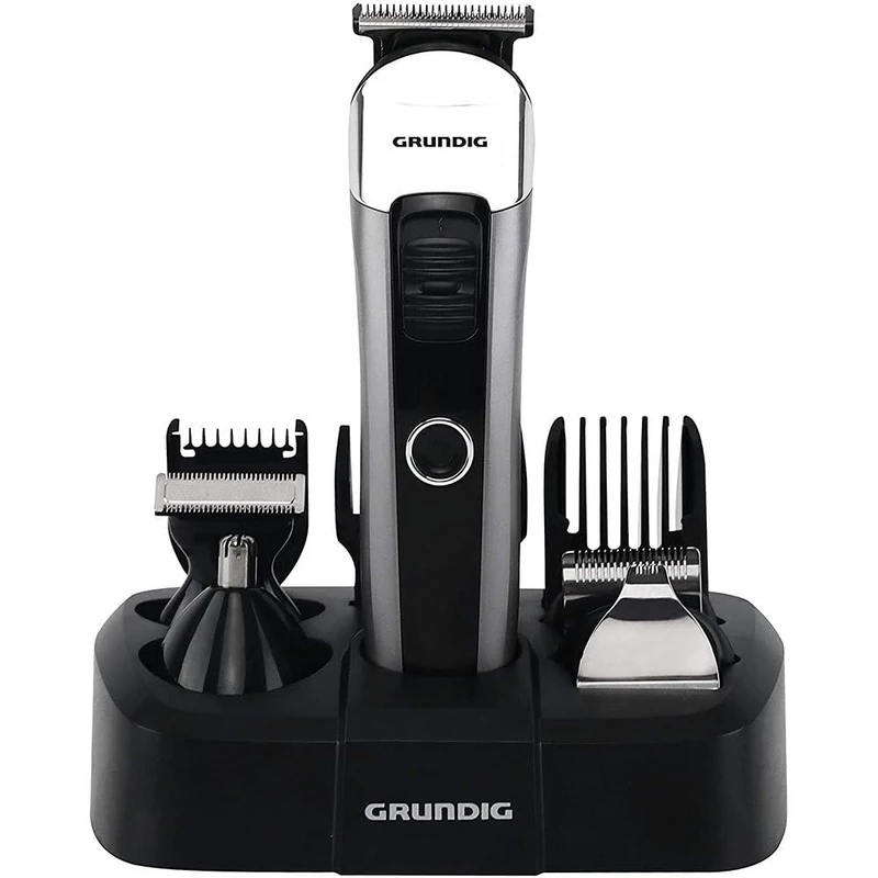 GRUNDIG GMS3240 hair trimmers/clipper Black, Silver