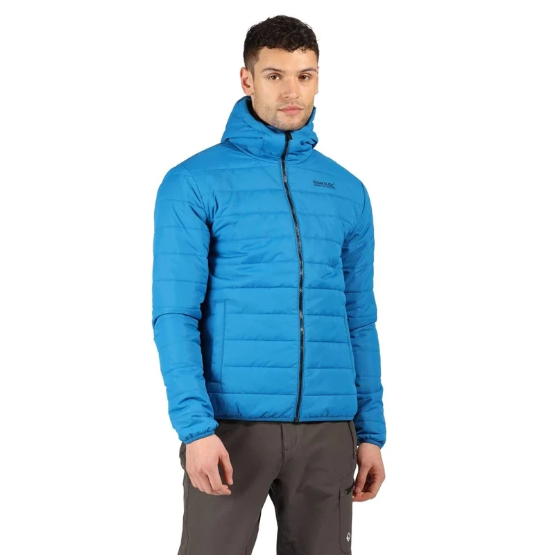 Regatta Helfa Lightweight Water Repellent Insulated Hooded Quilted Jacket - Imperialblue, M