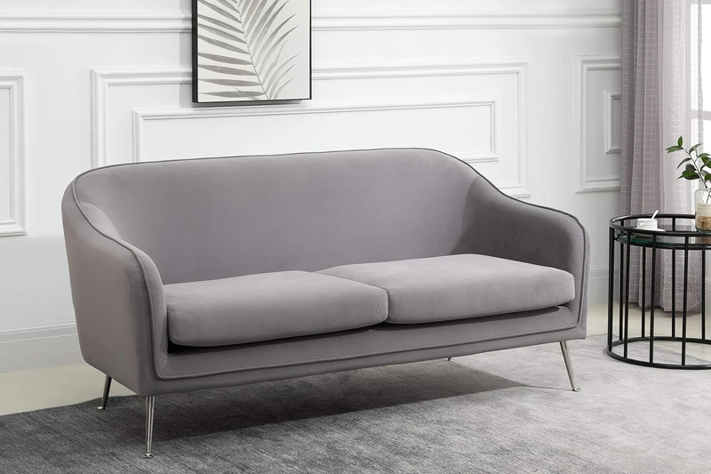 BIRLEA, NOVELLO 2 SEATER SOFA GREY